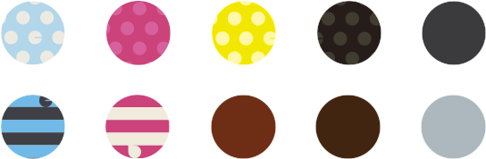 10色から選べるクッション