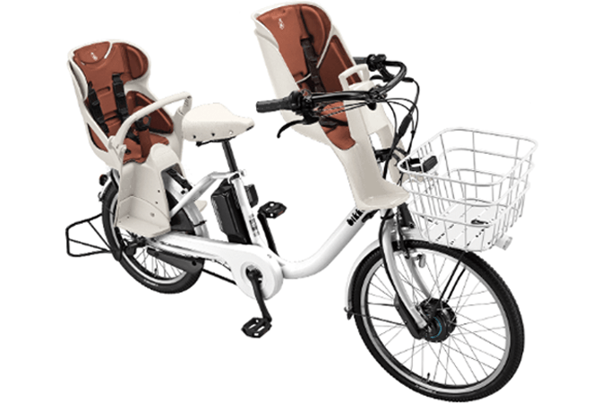 3人乗り用チャイルドシート付きbikke MOB dd(ビッケモブdd