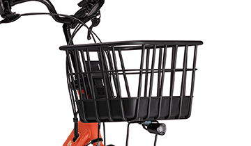 軽量バスケット搭載