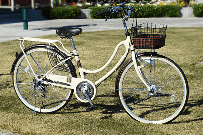 シティタイプ自転車 緑色 ブラウンサドル シティタイプ自転車 緑色 ブラウンサドル シティタイプ自転車